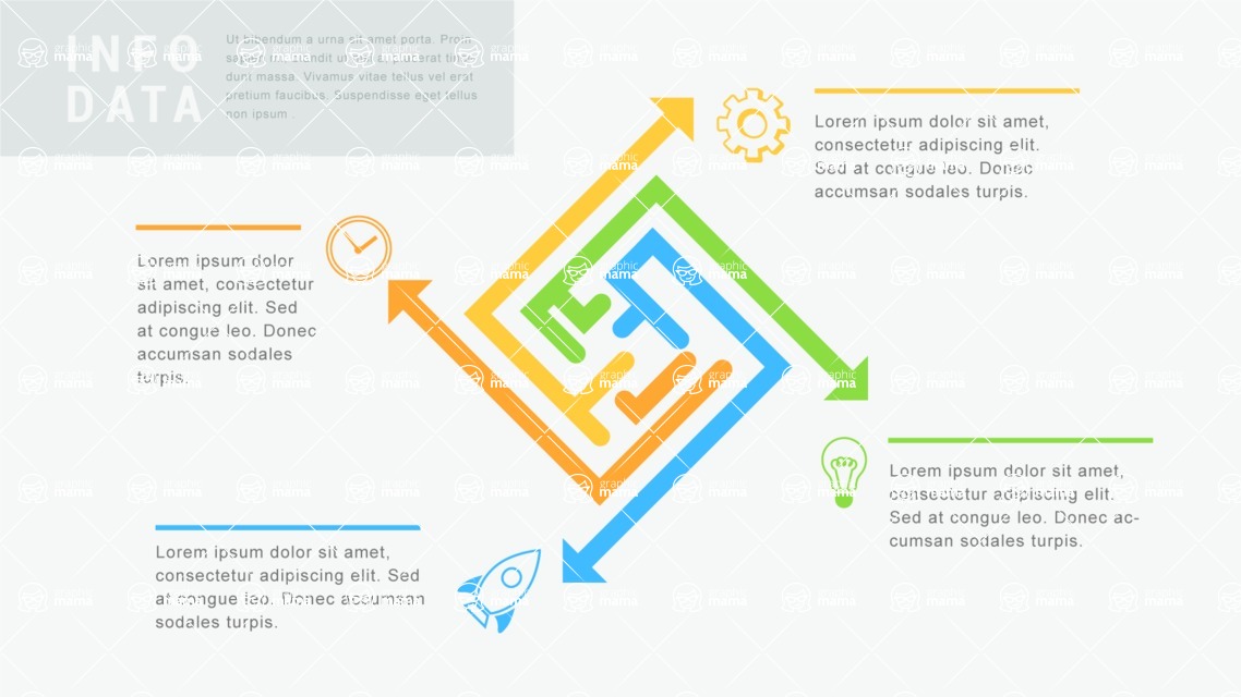 Infographic Templates Collection - Vector, Photoshop, PowerPoint, Google Slides - Maze Infographic Template